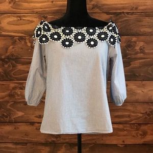 Loft off the shoulder blouse in small.
